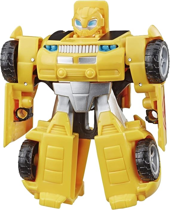 Transformers Playskool Heroes Rescue Bots Academy Bumblebee Converting Toy Robot, 11 CM Action Figure, Toys for Kids Ages 3 and Up