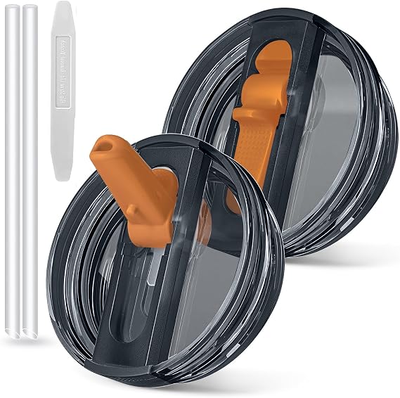 40oz Leak Proof Lids for Stanley Cup,Tumbler Detachable Flip Straw Lid