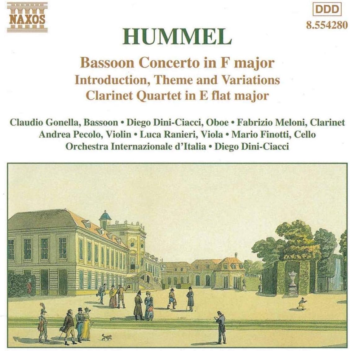 HUMMEL: Bassoon Concerto / Clarinet Quartet