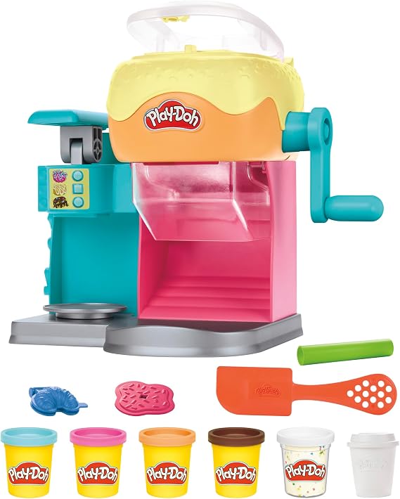 Play-Doh Donut Dükkânı Oyun Seti | Oyun Yemeği Oyuncağı | 3 Yaş ve Üzeri Çocuklar İçin Sanat ve El İşi Etkinlikleri