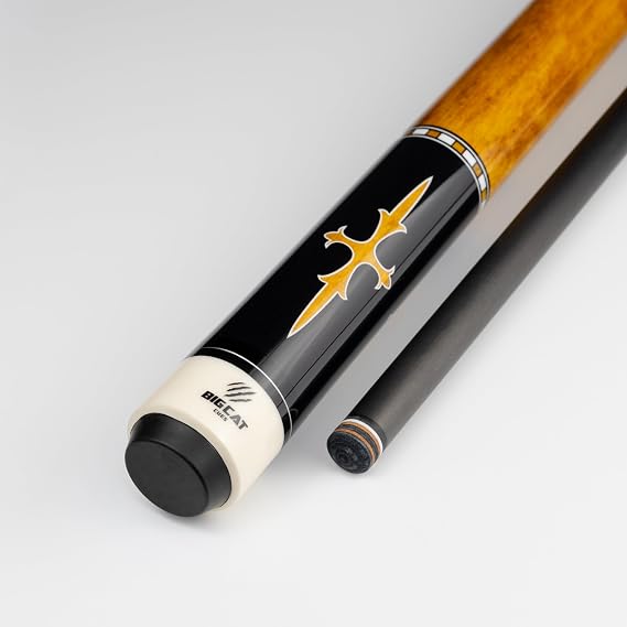 Big Cat Mondoカーボンキューシリーズ、長さ58インチ、5/16-18ピン、12.4mmと11.8mmチップサイズ12インチプロテーパーカーボンシャフト
