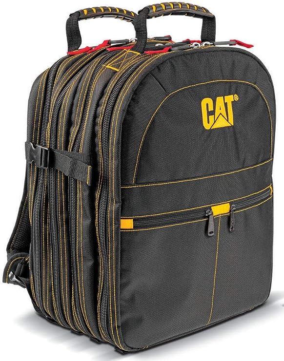 CAT DA980209 17'' 5 Compartment Heavy Duty Cloth Tool Backpack