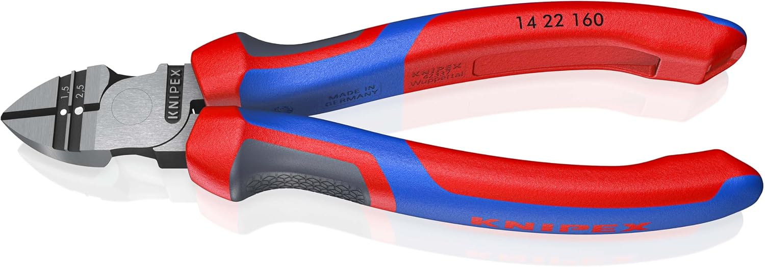 KNIPEX Diagonal Insulation Stripper with Comfort Handles 160 mm, 14 22 160