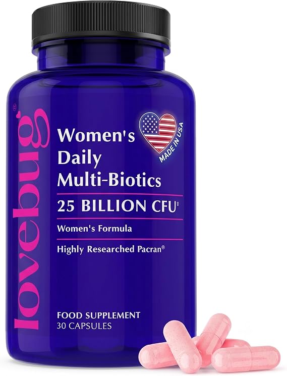 Lovebug Women's Daily Multibiotics, 30 Capsules