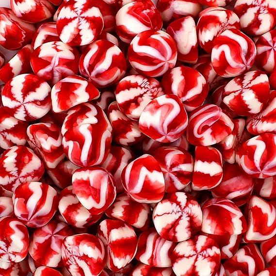 Pick and Mix Sweets - 225g Sweet Pouches - Retro & Traditional Strawberry Twist Kisses