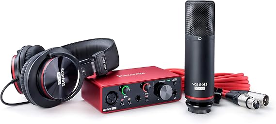 Focusrite Scarlett Solo Studio 3rd Gen 3 Audio Interface Focus Light