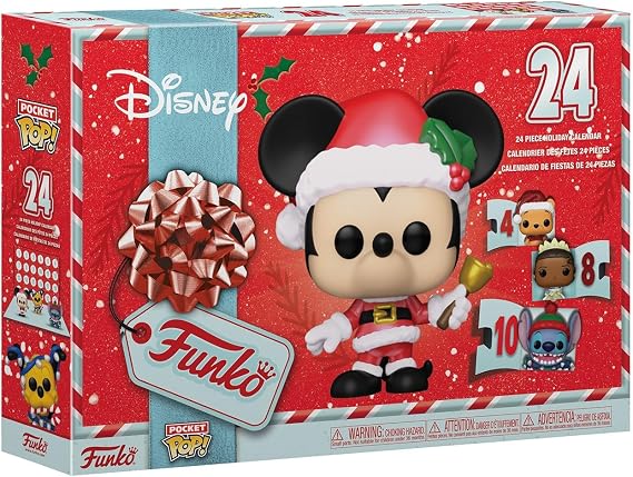 Funko Pocket Pop! Countdown Calendar: Disney - Advent Calendar - 24 Days of Surprises - Collectible Vinyl Mini Figures - Mystery Box - Gift Idea - Christmas Countdown