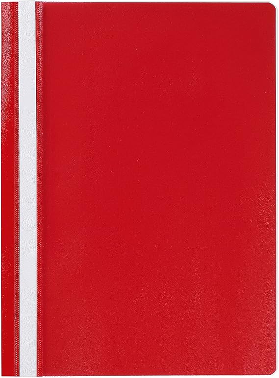 Q-Connect A4 Project Folder - Red (Pack of 25)