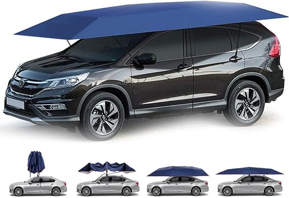 Fully-Automatic Car Tent Cover, One-Touch Folding Sun Shade Canopy 5.2*2.3m