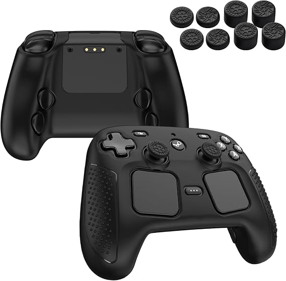 NEWZEROL Silicone Case for Steam Controller 2026/Controller 2, Black