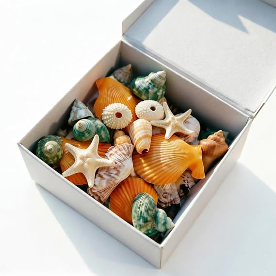 Natural Sea Shells Mixed Beach Seashells Starfish fish tank decorations