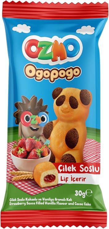 Ozmo Ogopogo Çilekli Kek 30 g