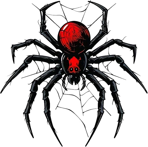 Spider Car Sticker, Cartoon Waterproof Spider Stickers, Automotive Decals For Scratch Cover, Auto Headlight Spider, Decorative Car Sticker