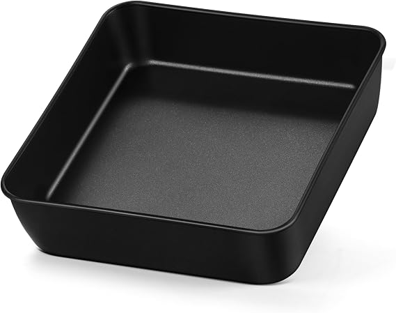 Joyfair 6 Inch Stainless Steel Square Cake Tin Baking Pan (16 x 16 x 5cm)