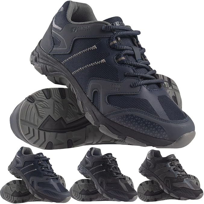Mens Hiking Walking Ankle Hiker Winter Cushioned Rugged Casual Trail Outback Trekking Trainers Boots