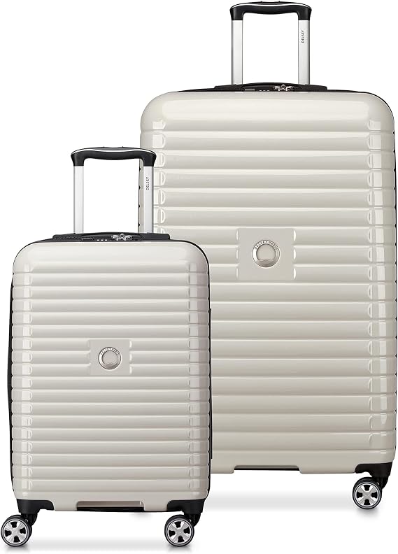 DELSEY PARIS Cruise 3.0, 2-Piece Set (20/28 Inch) Luggage, Glossy Ivory