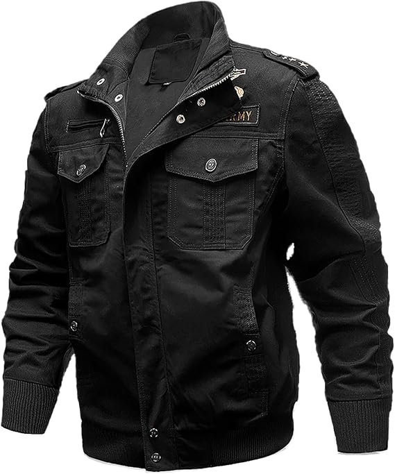 Men's Bomber Jacket for Men Wind Jacket Stylish Large Sizes Plus Sizes Sun Protection Outdoor Sports Jacket Cardigan Winter Jacket Classic Autumn Winter Transition Jacket