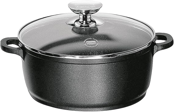 Berndes Vario Click 20 cm Induction Deep Casserole with Glass Lid