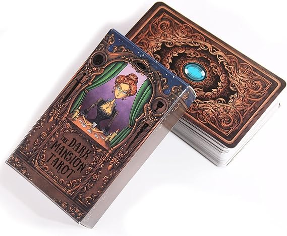 Tarot Card Deck Classic Set with The Guide Future 78Tarot Cards, Artwork Portable Tarot Game Beginner And Professional Player for Holiday Family Party Playing Card Board Game Gifts