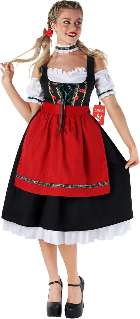 Morph Dirndl ドレス レディース オクトーバーフェスト 衣装 女性 10月 フェスティバル コスチューム レディース レーダーホーゼン レディース ハロウィン コスチューム