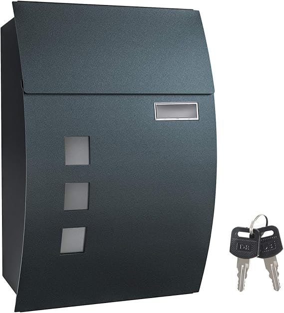 External Wall Mounted Letter Box Outdoor Wall Mounted Post Box for Outside