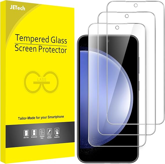 JETech Screen Protector for Samsung Galaxy S23 FE, 3-Pack