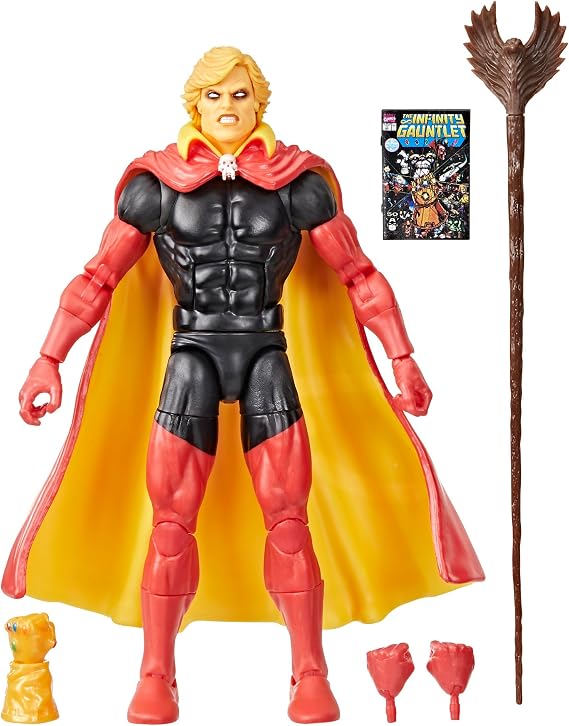 Marvel Efsaneler Serisi Adam Warlock, Infinity Gauntlet Çizgi Romanlardan Esinlenen Koleksiyon 15 cm Ölçekli Aksiyon Figürü Karakter Boyutlu Çizgi Roman Aksesuarlı