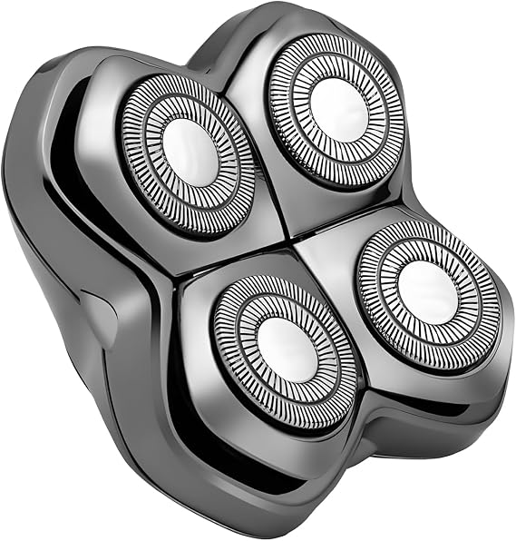Shaver 4-Head Replacement Blade for Skull Pitbull Pro 4, Butterfly Kiss PRO Head Shavers, Platinum PRO, Premium Hypo-Allergenic Electric Razor Blade for Beard Grooming, Body Shaving and Bald Head