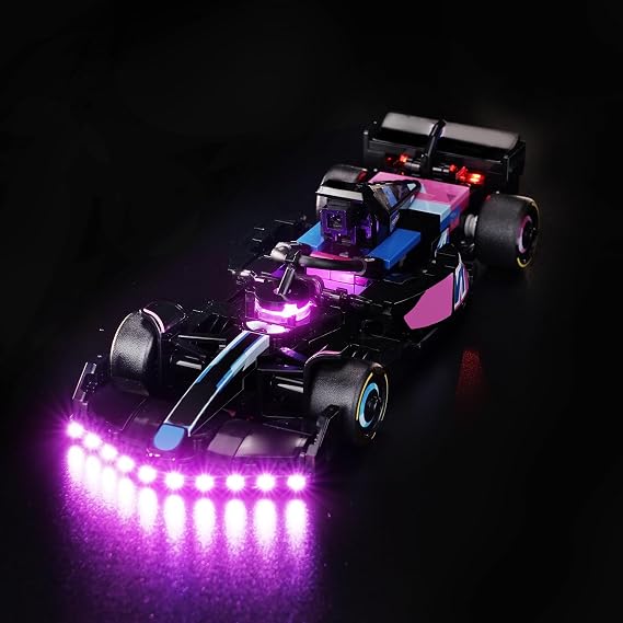 Light Kit Compatible with Lego BWT Alpine F1 Team A524 Race Car 77248 (No Model), Decoration Lighting Set Compatible with Lego BWT Alpine F1 Team A524 Race Car Creative Toys