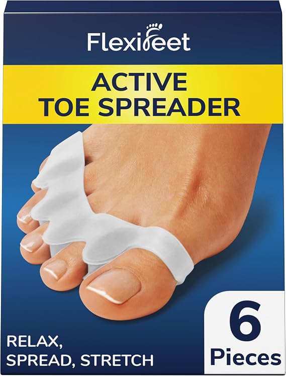 Toe Separator Gel Toe Spacers 3 Pairs for Overlapping Toes