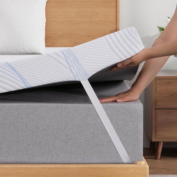 Single Mattress Topper, Memory Foam Mattress Topper Single Bed 7cm with Machine Washable Cover,Pressure Relief & Breathable,90 * 190 * 7cm