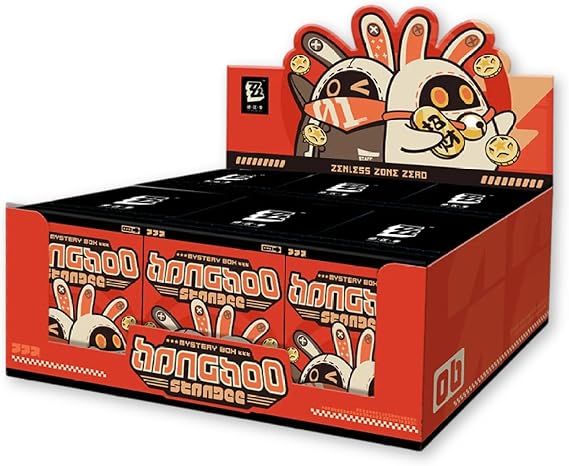 ZENRES ZERO ZENZERO ZZZ Official Goods Bangboo Standee Series Key Holder Pendant Figure, PVC Blind Box (2nd Vol. Complete Set of 6 Types)