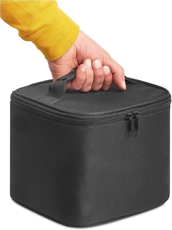 Termal Çanta Soğuk ve Sıcak Tutucu Termal Termos Kamp Çanta Beslenme Çantası Kamp Termos Çanta 8 Litre (Siyah)