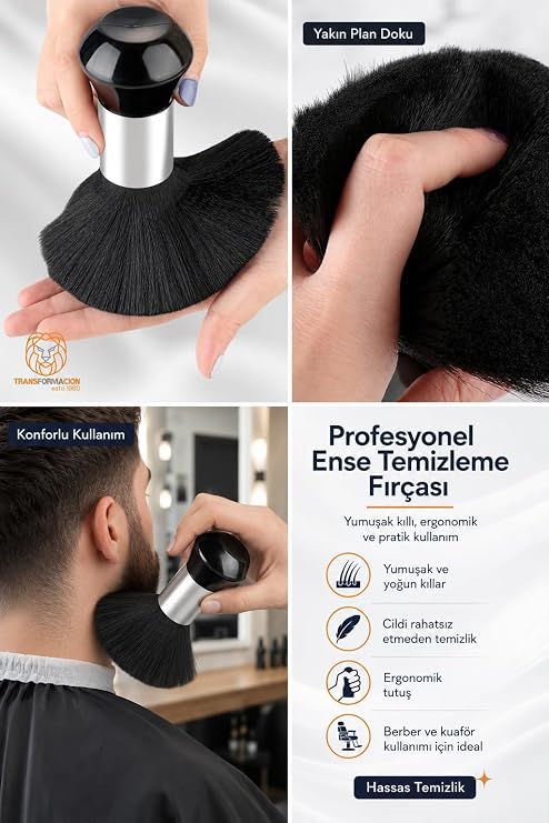 Transformacion Ense Saç Kıl Fırçası Design Siyah, 7430000718816