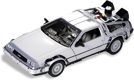 Welly Back To The Future - DeLorean Time Machine [Part II] 1/24 Ölçek Diecast Metal Model Araç