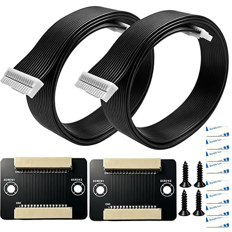Snapmaker U1給電延長ケーブルモジュールキット用2個パック、フィラメント検出センサー付きPCBアダプターボード、フレキシブルフィーダーワイヤー交換、フィーダーを自由に再配置するための3Dプリンターアクセサリー