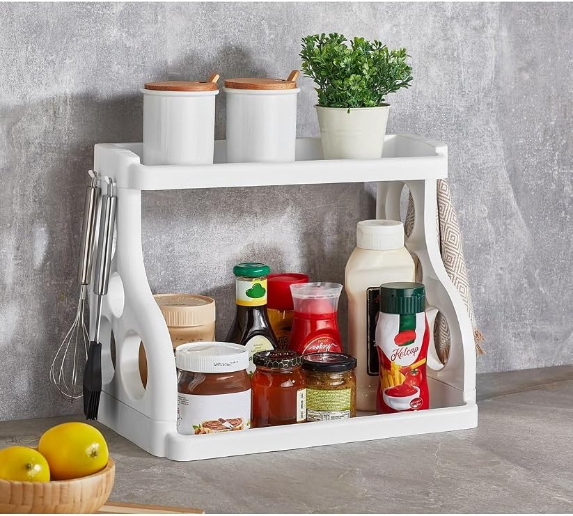 ENVİİ STORE Pratik Düzen Iki Katlı Mutfak/dolap Içi Organizer