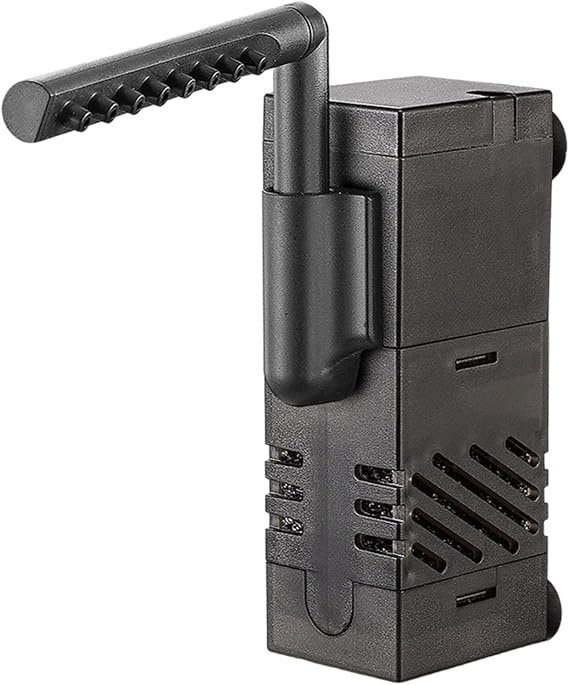 USB-Powered Submersible Fish Tank Filter: 3-in-1 Clean Water Circulation, Oxygenation, and Flat Horizontal Wave Flow for Quiet Aquariums and Low-Water Turtle Tanks(N52)