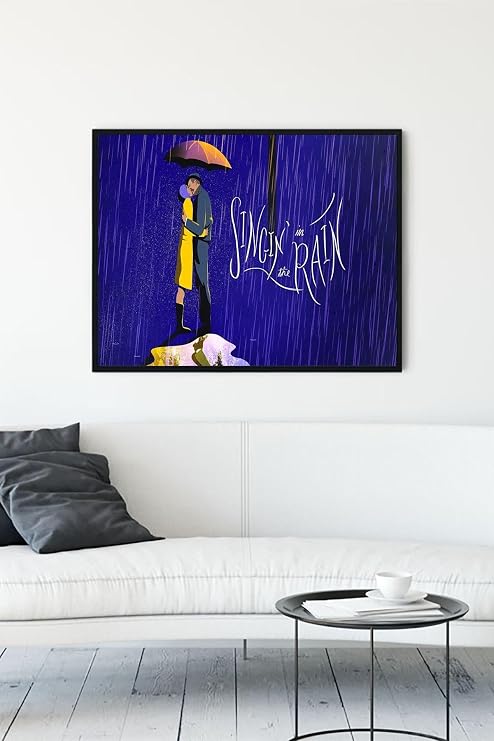 Postermanya (pster13295) Singin In The Rain Film Afişi Çerçeveli Tablo 3 (30 X 40cm)