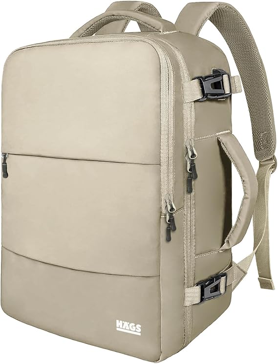 Haegs Laptop Backpack, Travel Bag Lightweight Handbag Small Suitcase Suitcase, Airplane Approved Cabin Bag, For Men and Women, 15.6 inch Notebook Laptop Macbook Bag