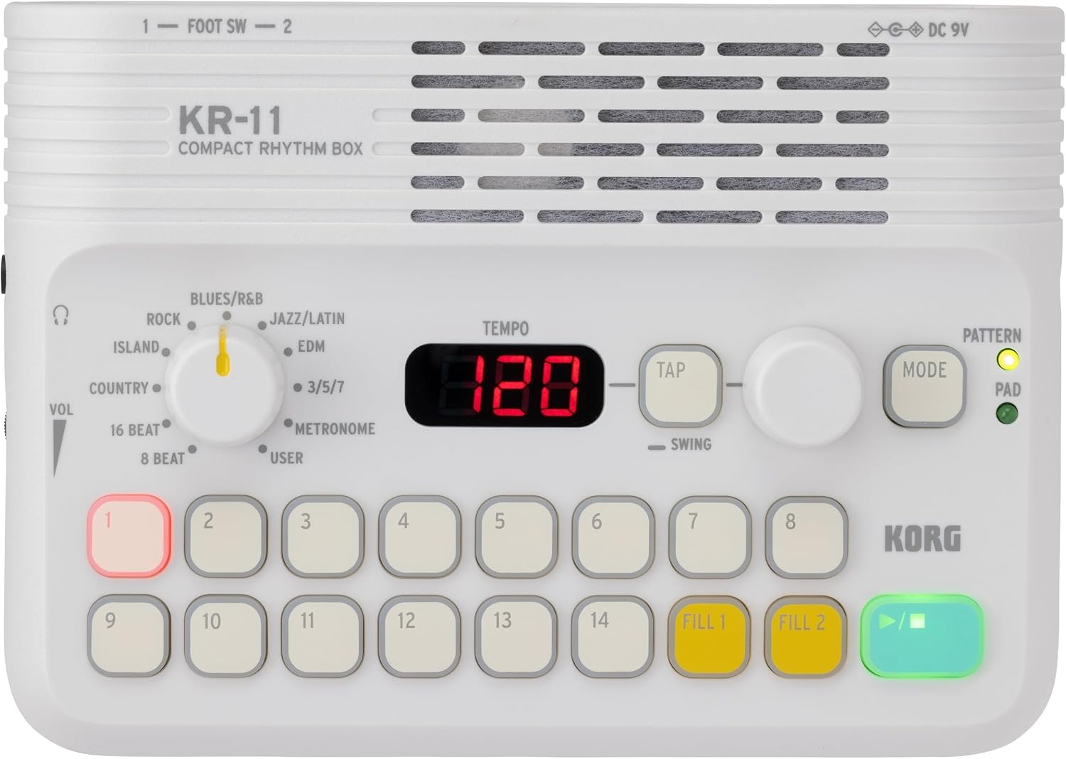 Korg KR-11 - Compact Rhythm Box Drum Machine
