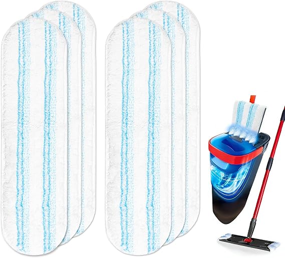 Vinuwu 6Pcs Replacement Mop Pads Compatible with Vileda H2PrO Floor System