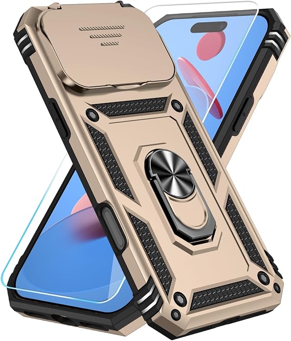 SunStory iPhone 18 Pro Max ケース/iPhone 17 Pro Max ケース 6.9インチ、ゴールド