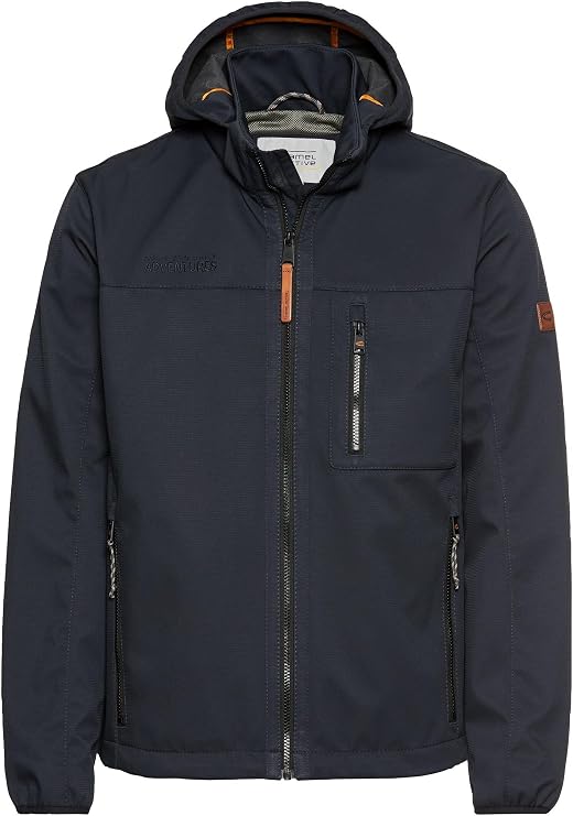 camel active Men's Softshell Jacket with Removable Hood
