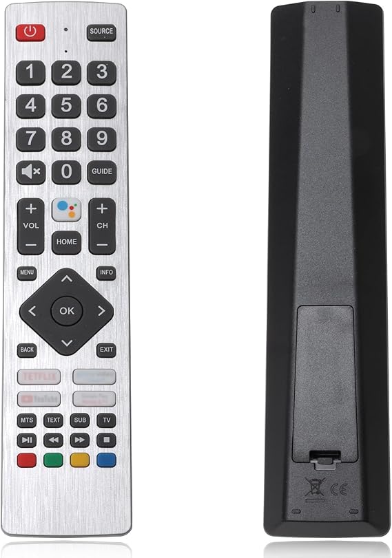 Remote Control for Sharp Aquos Smart TV, Replacement TV Remote with 4 Hot Button, Remote Control Universal for Ultra HD 4K Smart TV, No Voice Function, No Setup Required