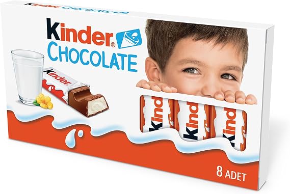 Kinder Chocolate Çikolata 8'li 100 Gr