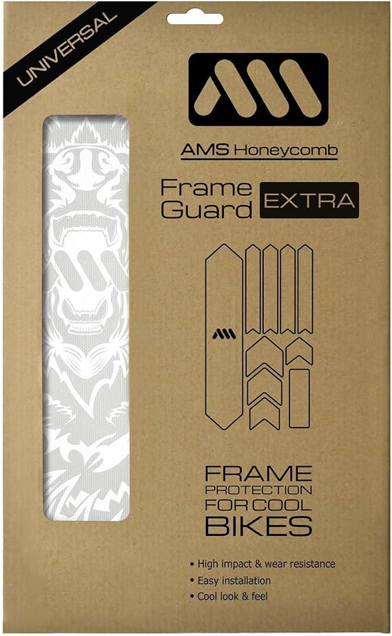 All Mountain Style AMS High Impact Frame Guard Extra Semi-transparent – Protects your bike from scratches and dings