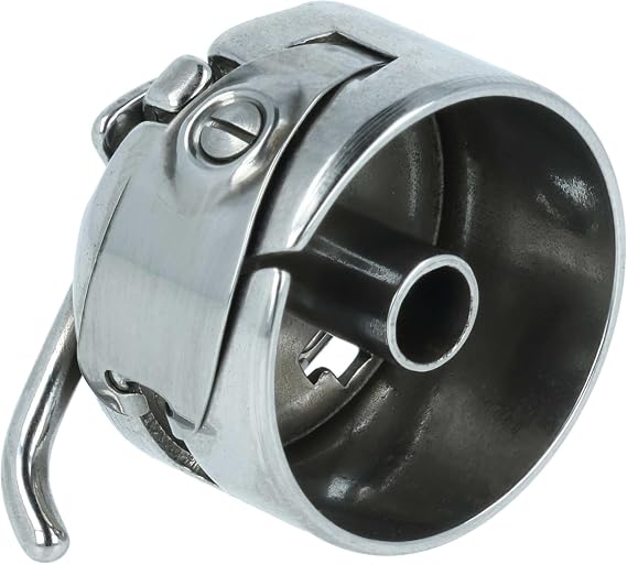 vhbw Bobbin Case compatible with Juki DDL-555-4, DDL-555-2T, DDL-555-5, DDL-555-2B-2, DDL-5556N-WB, DDL-5550NA Industrial Sewing Machines