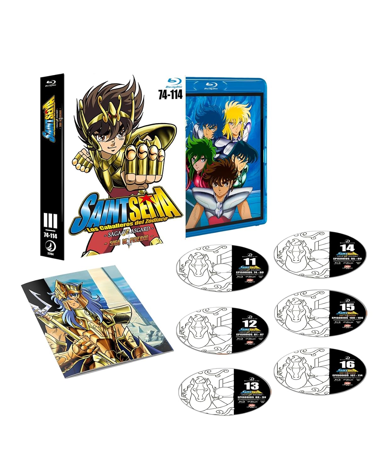 Saint Seiya Cosmos Edition Box 3. Saga de Asgard & Poseidon. (Episodios 74 a 114) [Blu-Ray]