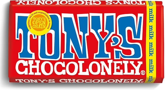 Fair Trade Milk Chocolate | Tony's Chocolonely | Milk | Total Weight 180 Grams